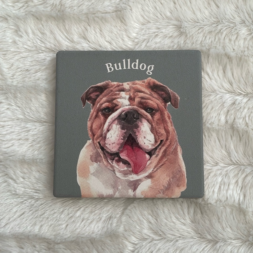 English Bulldog coaster